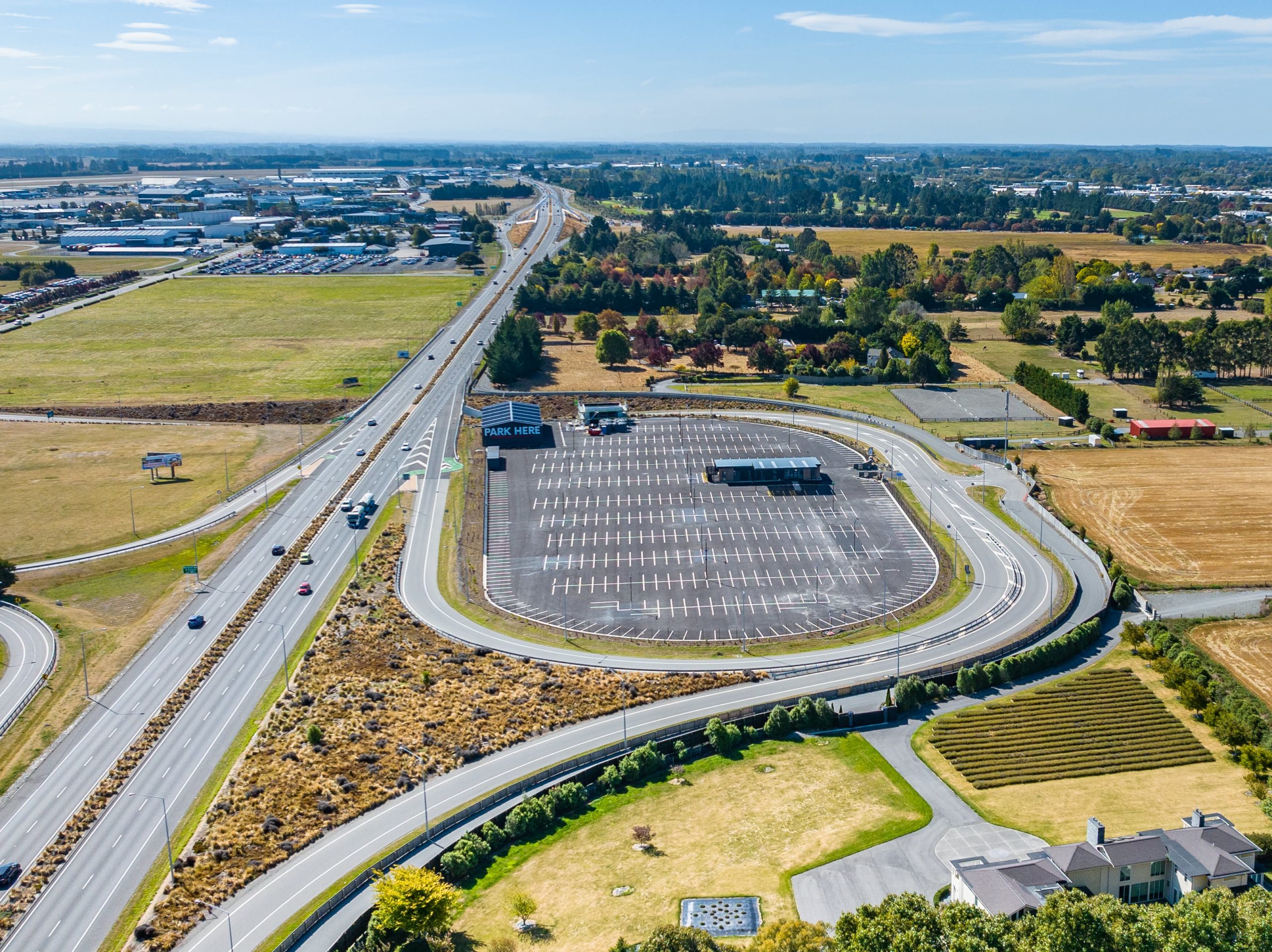 Airpark Canterbury Airial View